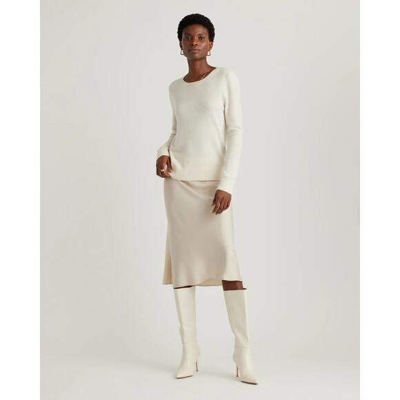 Quince Cream Mini Skirt - Picture 4 of 15